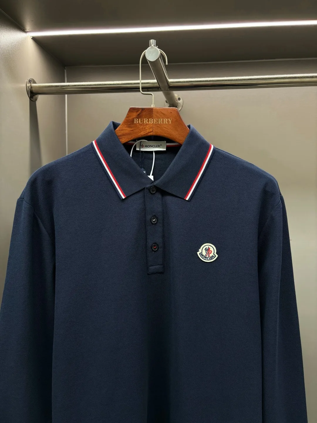 MONCLER New Arrival Polo Same Style 260 ， Factory New Arrival Versatile : Black White Royal Blue Gray Size：S-XXL